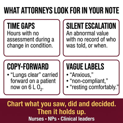 Chart Like a Lawyer: Legal-Proof Documentation for Nurses & NPs