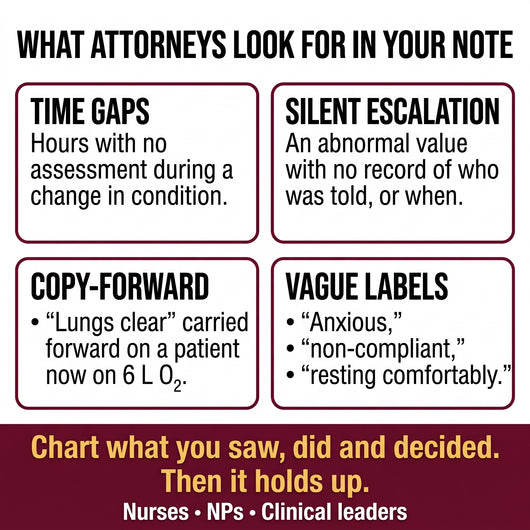 Chart Like a Lawyer: Legal-Proof Documentation for Nurses & NPs