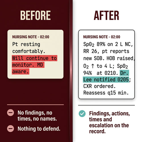 Chart Like a Lawyer: Legal-Proof Documentation for Nurses & NPs