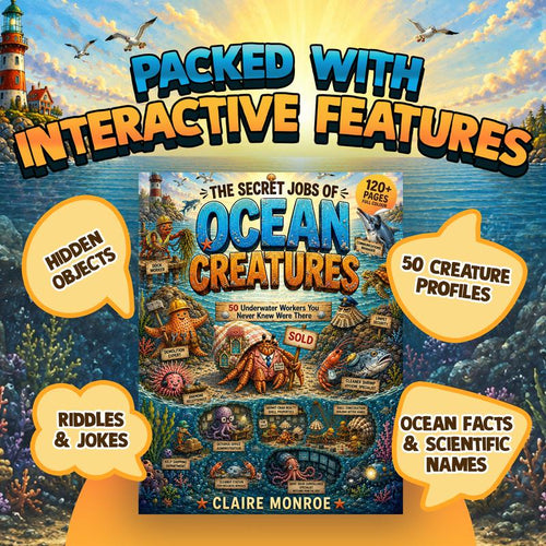 The Secret Jobs of Ocean Creatures For Kids Aged 6 to 10: An Illustrated Fun Animal Encyclopedia To Learn About Nature (Secret Animal Jobs)