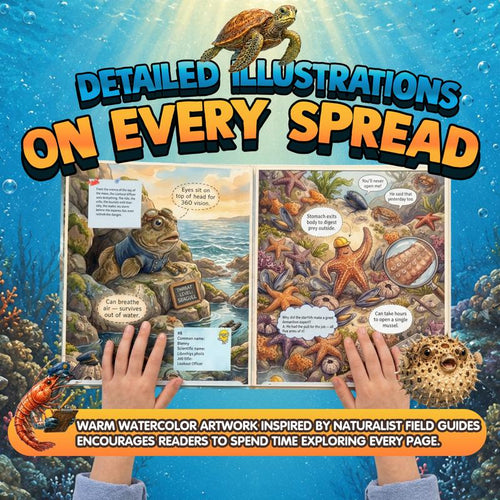 The Secret Jobs of Ocean Creatures For Kids Aged 6 to 10: An Illustrated Fun Animal Encyclopedia To Learn About Nature (Secret Animal Jobs)