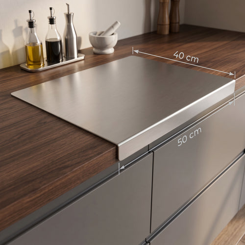 The Stainless Steel Cutting Board for Home Cooks & Bakers: Won't Soak Up Juices, Won't Hold Odors, Goes Straight in the Dishwasher